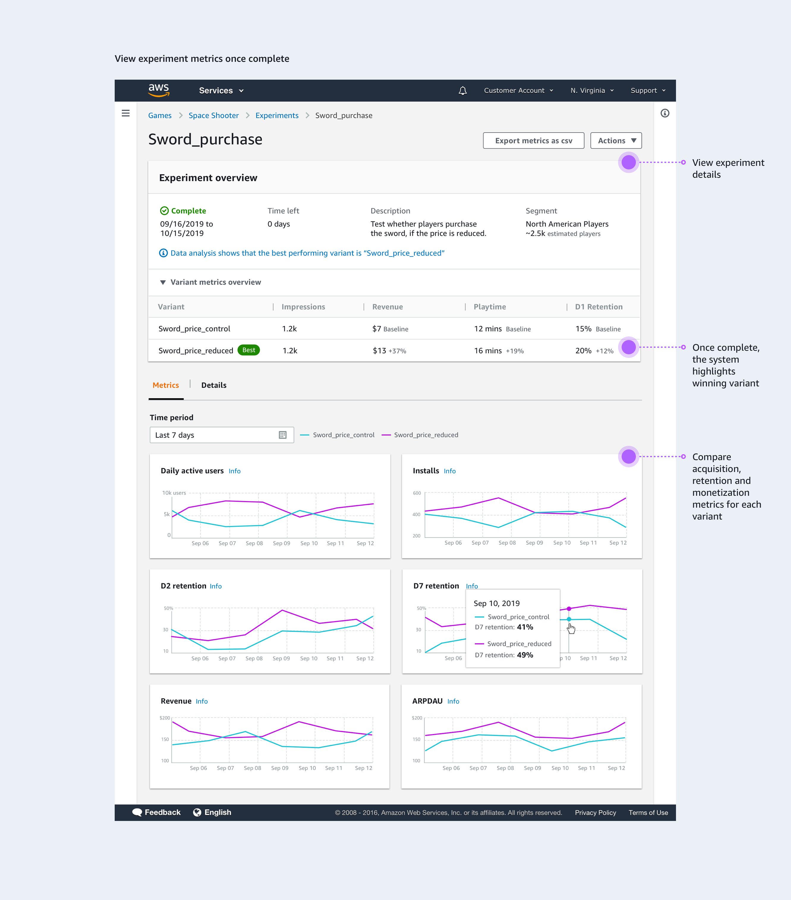 Experiment Metrics