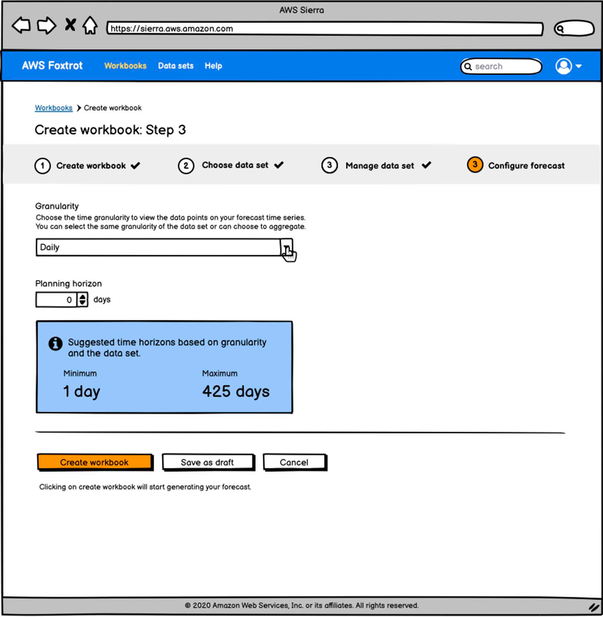 Help Jane configure forecasts accurately through guided, user-friendly controls.